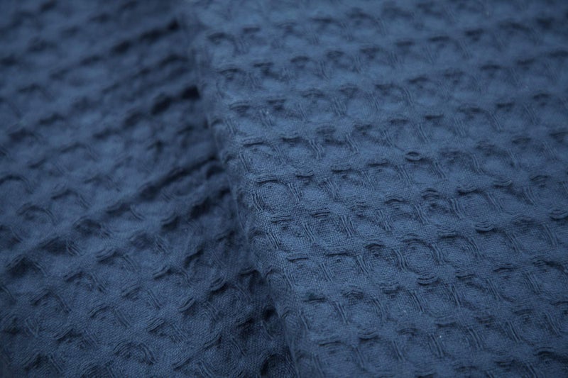 HILLFAIR 100% Combed Cotton Blanketâ€“ Queen Size Bed Blanketâ€“ Warm Soft All Season Breathable Lightweight Summer Blanketsâ€“ Waffle Weave Home Decor Bed Blanket- Grey Queen Bed Cotton Blankets/Bedcover - Image 4